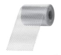 Protection de gouttière en aluminium pour gouttières de 12,7 cm - pour protection des feuilles en maille, résistante à la rouille, pour une installation facile à couper et à visser, 12,7 cm de large x
