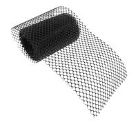 Protection de Gouttière en Maille PE Noir pour Feuilles et Pluie | Installation sans Outil, Usage Extérieur, pour Gestion Immobilière et Entretien, Surface Grillagée Souple