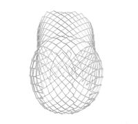 Protection de gouttière extensible pour filtre en maille d'aluminium pour tuyau d'évacuation de l'eau de pluie arrête le blocage des brindilles Convient pour gouttières rondes rectangulaires 7,6 cm