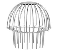 Protection de gouttière, filtre de tuyau de descente en acier inoxydable 304, bouchon de canalisation, protection anti-blocage pour obstruer les feuilles et les débris, 10,2 cm (10,2 cm)