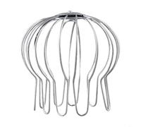 Protection de gouttière pour tuyau de pluie, bouchon de gouttière, couvercle de vidange en acier inoxydable, protection de drainage de balcon (110-120 mm)