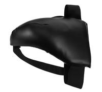 Protection de L’aine de Boxe pour Garçons et Filles Noir, Confort Ventilé | Pu, Abs et Mousse, pour Activités Intenses et Combats, Équipement D’entraînement Martial