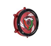 Protection de la Couverture Housse De Protection pour Capot Moteur pour Motos pour Ducati pour Panigale 1100 V4 S pour Corse 2019 2020 2021(Black Red)