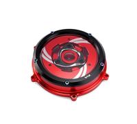 Protection de la Couverture Ressort De Carter d'embrayage Transparent pour Ducati pour Panigale 1000 V4 2020-2021(Black Red)