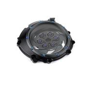 Protection de la Couverture Ressort De Retenue Carter d'embrayage Transparent pour Moto pour BMW S1000RR S 1000RR S1000 RR 2009 2010 2011 2012 2013 2014 2015 2016 2017(Grey)