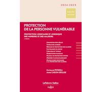 Protection de la personne vulnérable 2024/2025 6ed