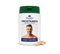 Protection de la Prostate - Confort et Débit Urinaire - Lutte contre l’HBP et les Mictions - 7 Actifs - Courge, Pollen, Ortie, Saw Palmetto - Prostamen 60 Gélules - Fabriqué en France