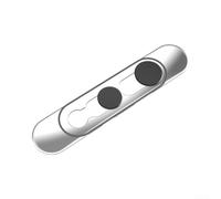 Protection de la vie privée en alliage d'aluminium et ABS pour caméra avant pour iPhone conçue pour la couverture du capteur de reconnaissance faciale et le contrôle de l'exposition (noir)