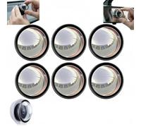 Protection de Lentille Caméra de Voiture Haute Transparence, Autocollant de Protection pour Caméra de Recul, Anti-Pluie 360°, Installation Adhésive Simple, Nouvelle Version 2026(6pcs)