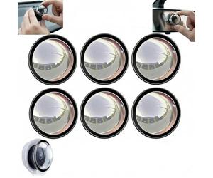 Protection de Lentille Caméra de Voiture Haute Transparence, Autocollant de Protection pour Caméra de Recul, Anti-Pluie 360°, Installation Adhésive Simple, Nouvelle Version 2026(6pcs)