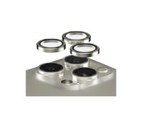 Protection de l'objectif - PanzerGlass HoOps - Aluminium naturel - 2.5D - 9H - iPhone 16/15 Pro/Max