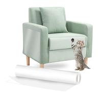 Protection de meubles anti-rayures pour chat - Protection de porte contre les griffures de chien, protection de canapé pour griffures de chat, bande adhésive transparente pour porte, mur, moquette et