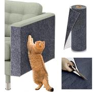 Protection de meubles anti-rayures pour chat - Tapis adhésif à gratter pour canapé et tour à chat - Housse de meubles avec coussinets de rechange (198 x 60 cm)