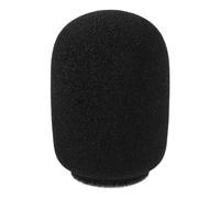 Protection de Microphone en Éponge Noire pour Micros Dynamiques et Casques | Atténuation du Souffle, Maintien Stable Grille, pour Podcasting, Présentateurs et Captations Extérieures