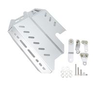 Protection de moteur de moto châssis sous protection plaque de protection de remplacement pour CB500X CB400X 2017 2021 installation directe protection en acier au carbone (Argent)