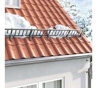Protection de neige pour toit Acier Garde Accessoire d'hiver Gestion la vidaXL v