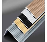 Protection De Nez Marche En Alliage D'aluminium, Bordure Antidérapante For, Et Décoration For Murs, Portes, Encadrements, Meubles Plinthes(Gold,90cm L 100mm*30mm)