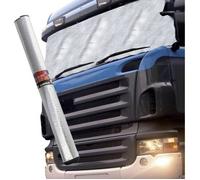 HP-Autozubehör Couverture de Pare-Brise en Aluminium pour Camion 255 cm x 100 cm (L x H)