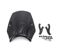 Protection De Pare-Brise pour Moto pour Trident 660 (2021-2022) Déflecteurs Vent pour avec Support Fixation Et Visière Carénage Avant de Moto(Noir)