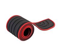 Protection de Pare-Chocs Arrière pour Hyundai i20 5-Door/i20 N 5-Door BC3 GB PB 2009-2025, Chocs Coffre De Voiture Caoutchouc Anti-Rayures Accessoires,Black-Red-Coupe 7cm*90cm