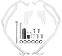 Protection de pare-chocs de moto Barre de protection pour moteur pour moto pour Triumph pour Tiger 900 (2020-2022)(Blanc)