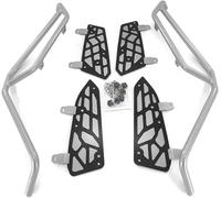 Protection de pare-chocs de moto Barre de protection pour moto Pour ZONTES compatible avec les modèles 350D 350E et 350M (2022 2023)(Silver 350D)