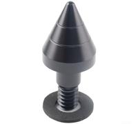 Protection de pare-chocs en alliage d'aluminium pour voitures intelligentes, bande de défense anti-collision et anti-rayures avec tête élégante, accessoire extérieur de voiture (pointe noire)