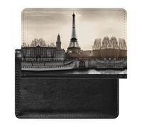Protection de passeport, étui de passeport de voyage imprimé Paris avec poches, style, taille unique, minimaliste, Style :, Taille unique, Minimaliste