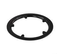 Protection de pignon de vélo conçue pour pédalier 48T en plastique avec options de montage à 4 trous et 5 trous pour VTT et vélos pliants (KUN46-48/9.1)