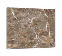 Protection de plaque de cuisson en verre effet marbre 60x52