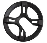 Protection de plateau de vélo, 42 dents à 4 trous, pas de 9,7 à 10,7 cm, couvercle de chaîne en plastique, bouclier contre la poussière et les débris, facile à installer pour VTT (A)