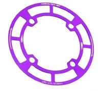 Protection de plateau de vélo de montagne en alliage d'aluminium 104BCD, protecteur de disque léger pour pédalier 32T/34T/36T, housse anti-usure pour cyclisme (violet-32T-36T)