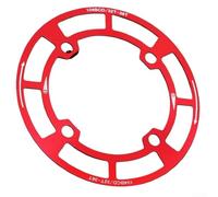 Protection de plateau de vélo de montagne en aluminium 104BCD pour pédaliers 32T, 34T, 36T, couvercle de disque léger 63 g tout terrain (rouge-32T-36T)