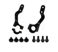 Protection De Poignée De Moto en PP pour Navi110 NAVI 110, Protection Coupe-Vent pour Guidon, Équipement De Protection Protege Main Guidon(Support Noir)