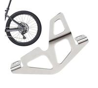 Protection de pompe de frein arrière de vélo - Bouclier de vélo résistant aux chocs - Bouclier de frein arrière en d'aluminium, pour la conduite et l'entretien du moyeu de roue en terrain