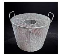 Protection de pompe en acier inoxydable 304, panier de crépine rond à grille de 6mm for pompes à eaux usées submersibles, non colmatant(50x80cm/20x31in)