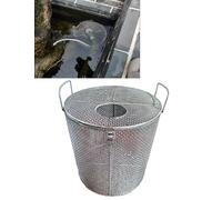 Protection de pompe submersible, couvercle de pompe en acier inoxydable, filtre de pompe de puisard robuste avec maille de 5 mm for l'irrigation des fosses septiques(13.8x19.7in)