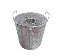 Protection de pompe submersible en acier inoxydable, couvercle de pompe de puisard, cage de protection universelle en maille(20x30cm/7.87x11.81in)