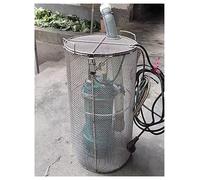 Protection de pompe submersible en acier inoxydable, protection anti-colmatage robuste for pompes de puisard/étang/eau( 19.7x23.6in)