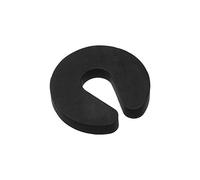 Protection de porte de sécurité en mousse souple pour empêcher les blessures de pincement des doigts, et les enfants ou les animaux de compagnie de se verrouiller dans la pièce Noir 1 pièce