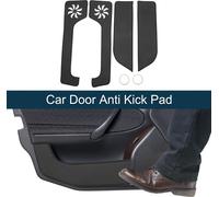 Protection De Porte De Voiture En Cuir Autocollant Anti-Coup De Pied Pour Volkswagen Pour Santana 2005-2012 Protecteur De Bord De Porte Accessoires Intérieurs Noir 1 Ensemble