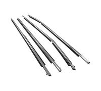 Protection De Portiere Voiture Joint Lot De 4 Bandes D'étanchéité Chromées Pour Vitres De Voiture, Pour Toyota Pour Corolla 2014-2019