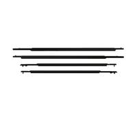 Protection De Portiere Voiture Joint Lot De 4 Bandes D'étanchéité En Caoutchouc Pour Vitres Extérieures De Voiture Pour Toyota Pour Prius 2010-2015