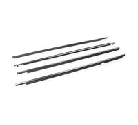 Protection De Portiere Voiture Joint Lot De 4 Joints D'étanchéité En Caoutchouc Pour Vitres Extérieures Voiture Pour Toyota Pour Corolla 2009-2012 Bande D'étanchéité Étanche(Chrome)