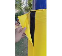 Protection de Poteau de Basket-Ball, Protection Robuste et imperméable pour Poteau de Terrain de Jeu, Protection Universelle Ronde de 1,5 à 2,4 m pour Poteau de Basket-Ball, tuyaux de sous-s