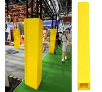 Protection de poteau de basket-ball - Rembourrage absorbant les chocs pour colonnes - Rembourrage pour poteaux de rechange - Pour terrains de jeux en plein air, gymnases et poteaux de garage - Jaune
