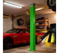 Protection de poteau de garage pour piliers carrés/rectangulaires, tapis résistant aux intempéries pour terrains de basket-ball, football, volley-ball, 1,8 m de haut, protection 4 côtés