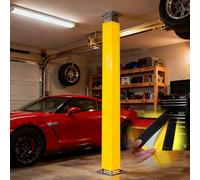 Protection de poteau de garage pour piliers carrés/rectangulaires, tapis résistant aux intempéries pour terrains de basket-ball, football, volley-ball, 1,8 m de haut, protection 4 côtés
