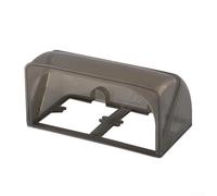 Protection de prise électrique extérieure avec boîte étanche à double prise de type 86 et housse de pluie pour une sécurité accrue dans les environnements humides (Noir)