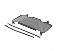 Protection de radiateur de moto, 47 x 25 x 5 cm, grille en fer noir pour conduite en extérieur, efficacité de refroidissement améliorée, protection contre les débris pour les longues distances
